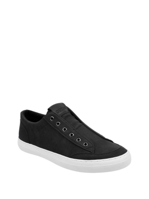 Black Men's GUESS Mitt Slip-On Sneakers | USA32UPZDQ