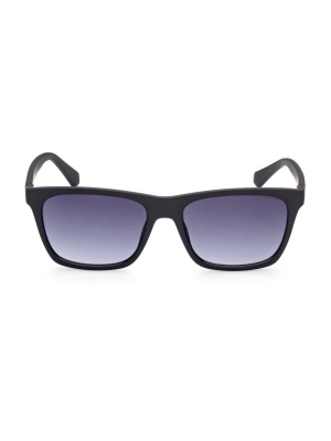 Black Men's GUESS Square Sunglasses | USA83YSTDW