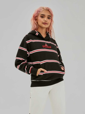 Black Multicolor Women's GUESS Yarndye Hoodies | USA89BJAVM