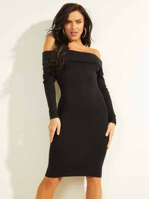 Black Women's GUESS Ines Dresses | USA78BKDMX