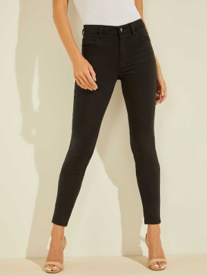 Black Women's GUESS Pastel Sexy Curve Skinny Jeans | USA96WTORA