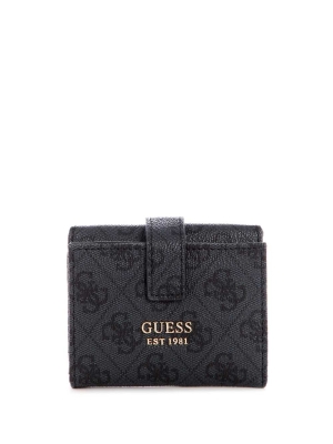 Blue Flower Women's GUESS Alisa Petite Trifold Wallets | USA75EZIBG