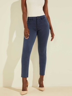 Blue Women's GUESS Pastel Sexy Curve Skinny Jeans | USA18JNABF