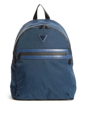 Blue Women's GUESS Quinto Backpacks | USA04JIPHY