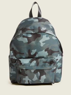 Camo Multicolor Women's GUESS Vice Round Backpacks | USA30ZQMPE