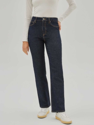 Dark Wash Women's GUESS Originals Mom Jeans | USA03IBUQO