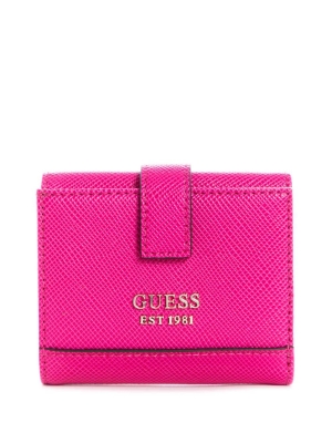 Fuchsia Women's GUESS Cordelia Petite Trifold Wallets | USA15ESGXW