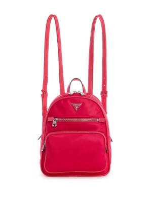 Fuchsia Women's GUESS Little Bay Backpacks | USA74BDEJM