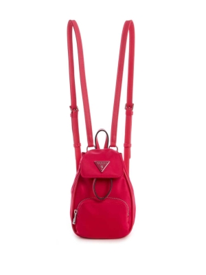 Fuchsia Women's GUESS Little Bay Mini Backpacks | USA56LOZDG