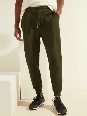 Green Men's GUESS Alpine Performance Joggers | USA18IUYBA