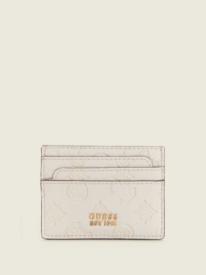 Grey Women's GUESS Bea Card Holder Wallets | USA86TLIYE