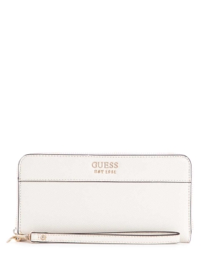 Grey Women's GUESS Katey Zip-Around Wallets | USA41VUMNH