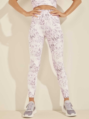 Leopard Women's GUESS Erin Leggings | USA18WFTOS