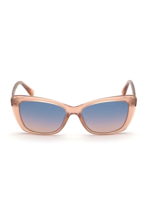 Light Pink Women's GUESS Lori Cat-Eye Sunglasses | USA65JDTXL