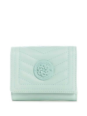 Light Turquoise Women's GUESS Lida Trifold Wallets | USA84SAWCT