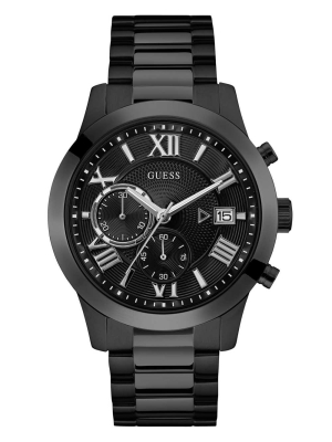 Obsidian Women's GUESS Black Classic Style Watches | USA27DRCOP