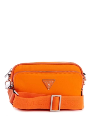 Orange Women's GUESS Little Bay Camera Crossbodies | USA16ZCYQN