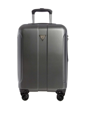 Pink Women's GUESS Lustre 20" Spinner Suitcase Luggage | USA02JUNBG