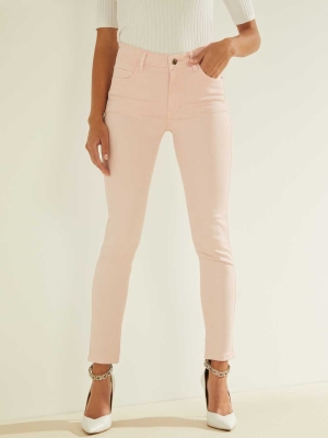 Pink Women's GUESS Pastel Sexy Curve Skinny Jeans | USA20DNBWM