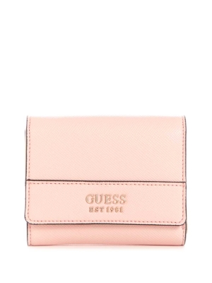 Rose Pink Women's GUESS Katey Trifold Wallets | USA41XGCQE