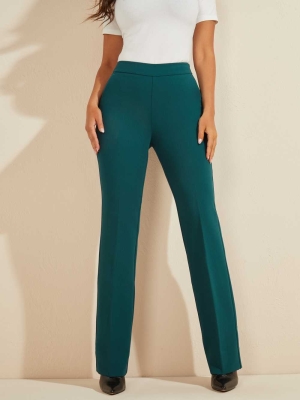 Turquoise Multicolor Women's GUESS Sally Pants | USA25SKHNJ