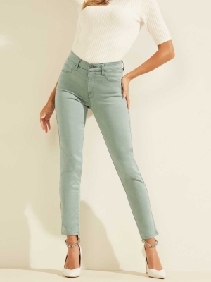 Turquoise Women's GUESS Pastel Sexy Curve Skinny Jeans | USA98NLZXJ