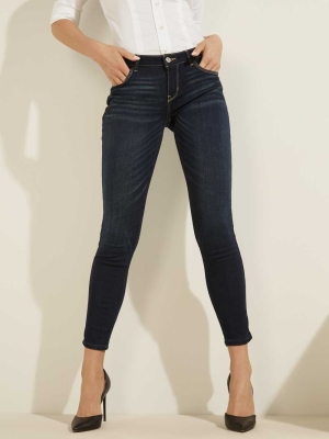 Wash Women's GUESS Low-Rise Power Skinny Jeans | USA85BXJDW