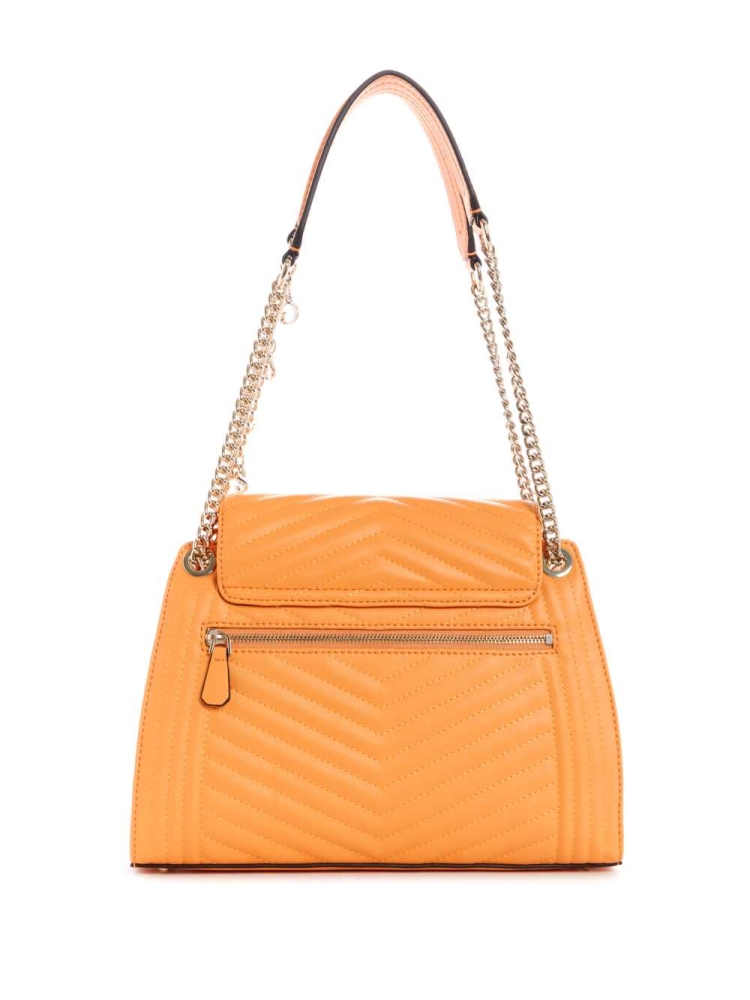 Apricot Women's GUESS Lida Convertible Satchels | USA14BARYE