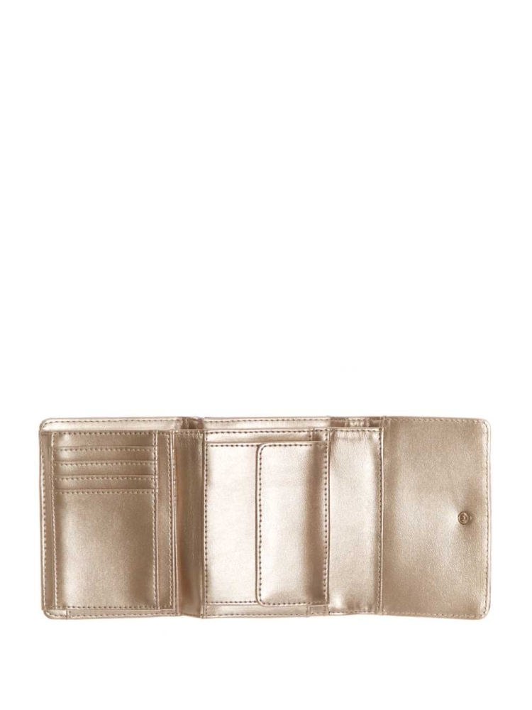 Apricot Women's GUESS Lida Trifold Wallets | USA92ZSCBT