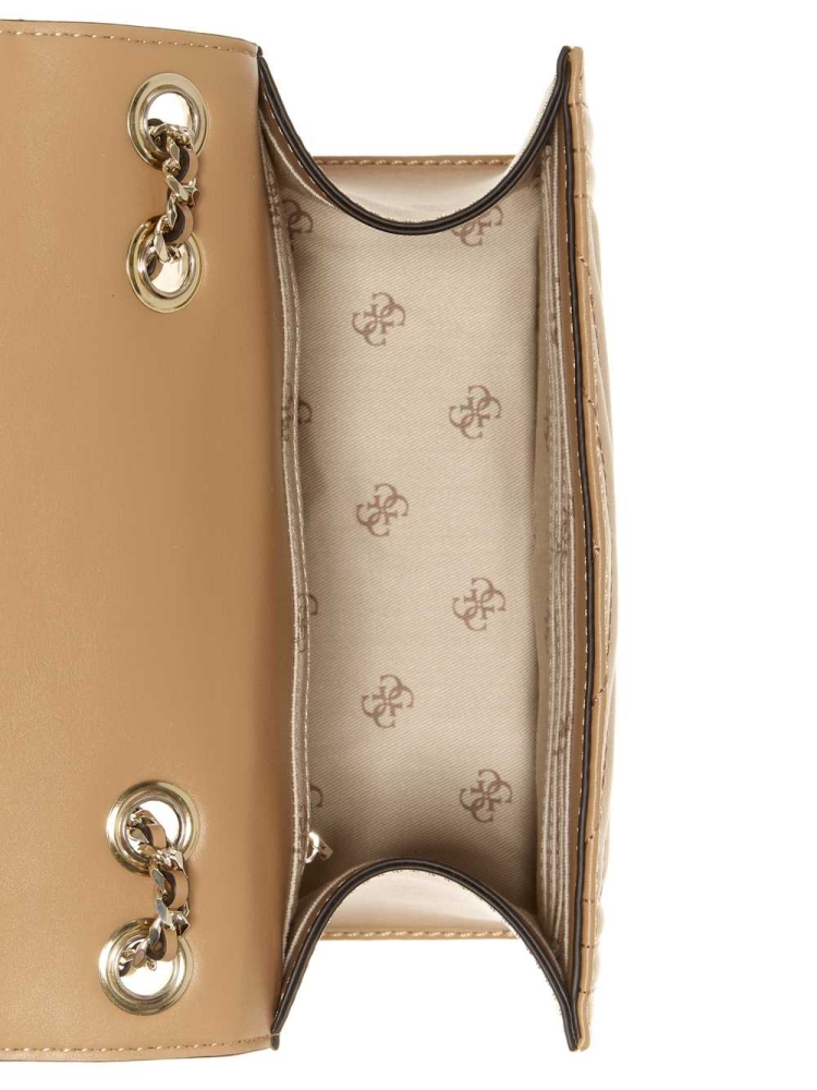 Beige Women's GUESS Lida Convertible Crossbodies | USA30OEJGI