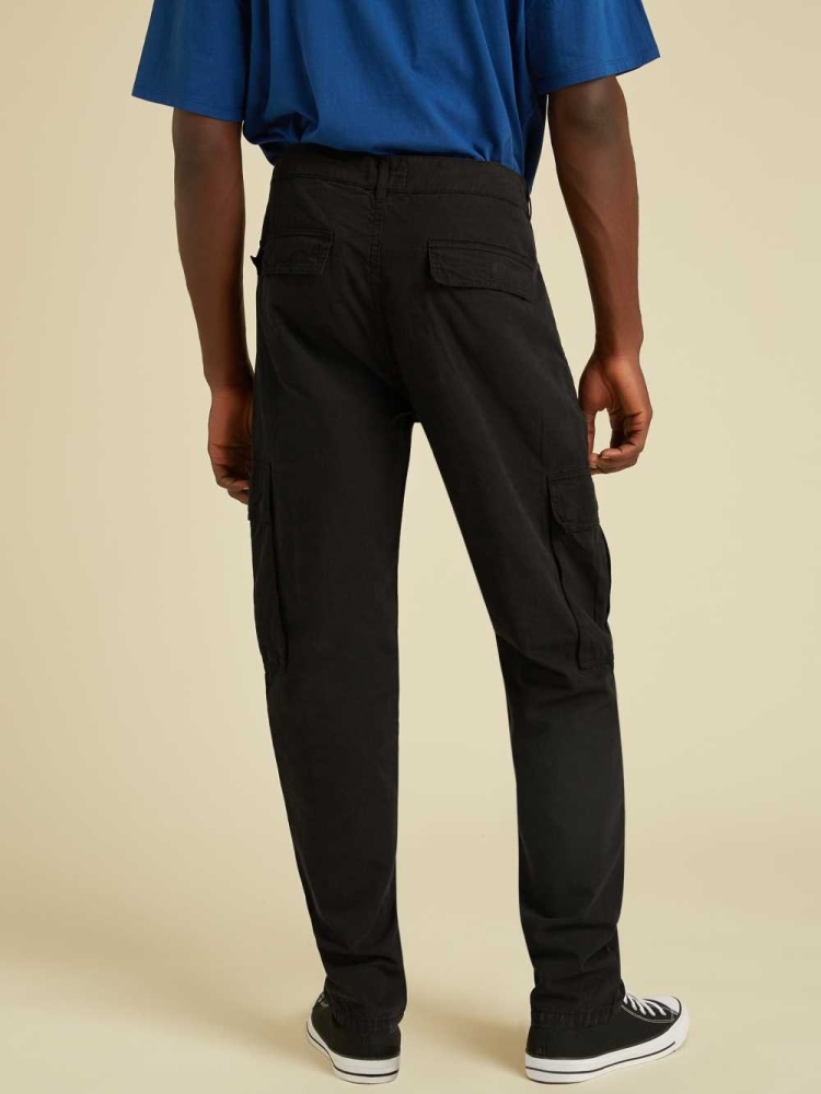 Black Men's GUESS Originals Kit Cargo Pants | USA97ZPIFC