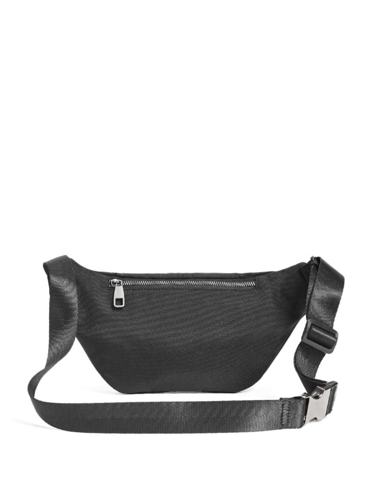 Black Women's GUESS Canvas Fanny Pack Crossbodies | USA81XKGYT