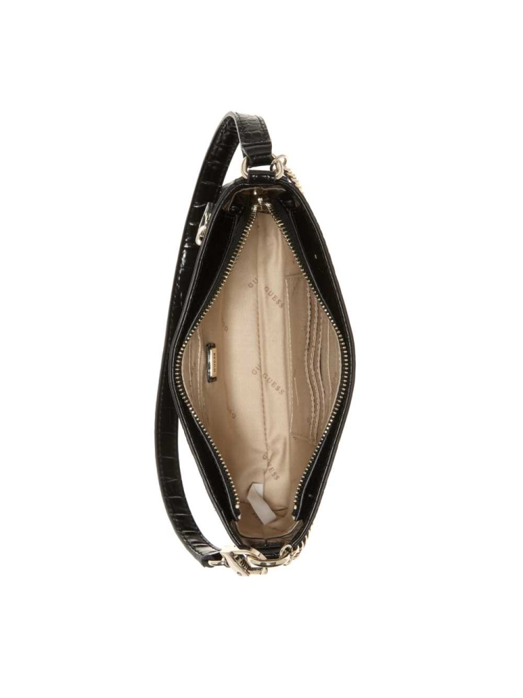 Black Women's GUESS Katey Mini Shoulder Bags | USA48UFVPM