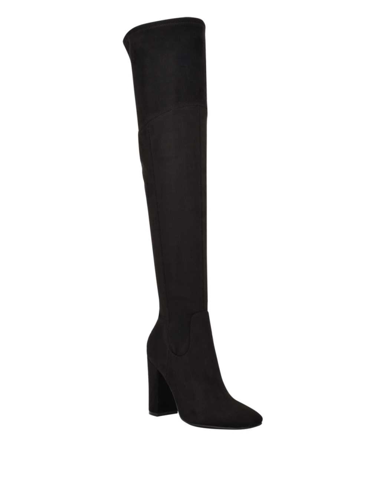 Black Women\'s GUESS Mireya Over-The-Knee Boots | USA76JSHIU