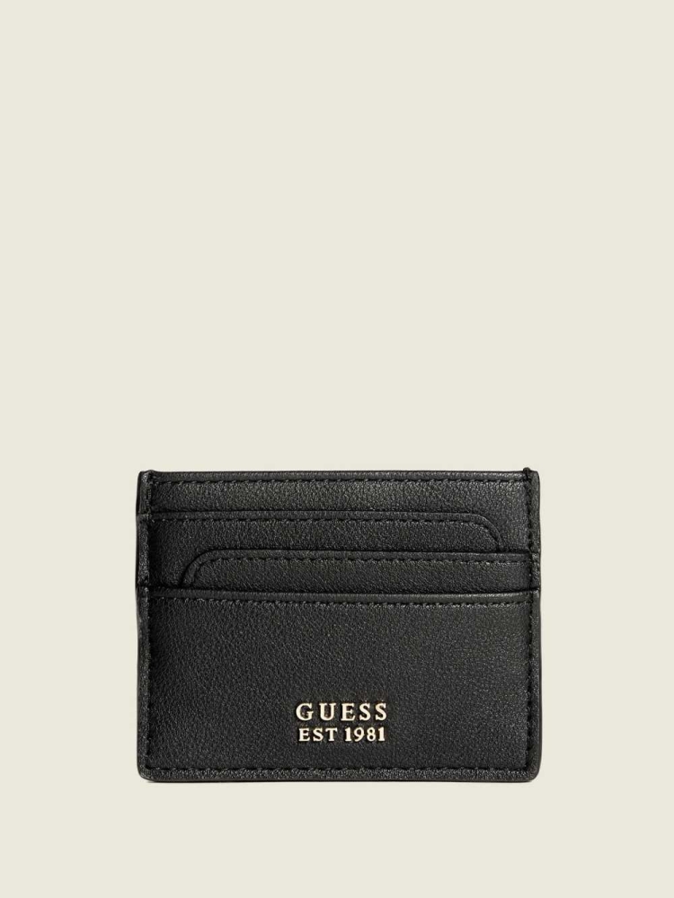 Black Women\'s GUESS NOELLE SLG CARD HOLD Wallets | USA59CZHFU