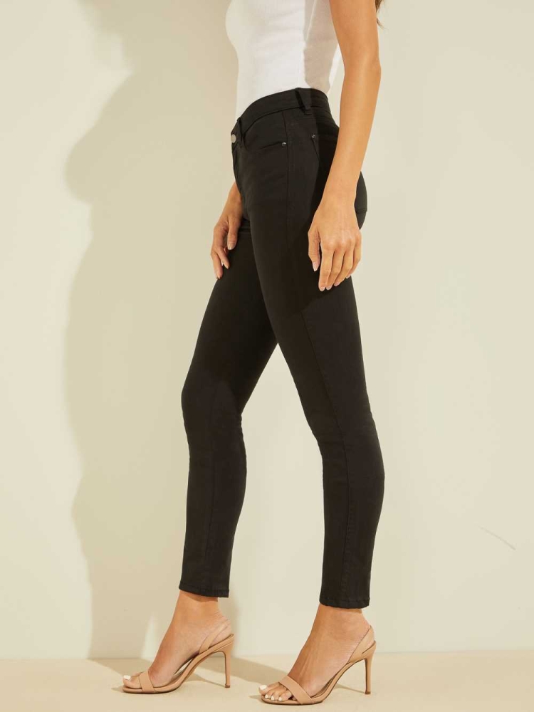 Black Women's GUESS Pastel Sexy Curve Skinny Jeans | USA96WTORA