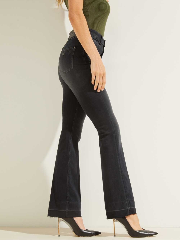 Black Women's GUESS Pop '70s Bootcut Jeans | USA58IUBSV