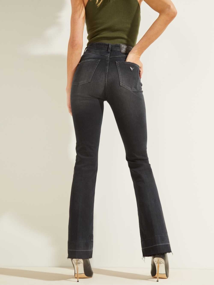 Black Women's GUESS Pop '70s Bootcut Jeans | USA58IUBSV