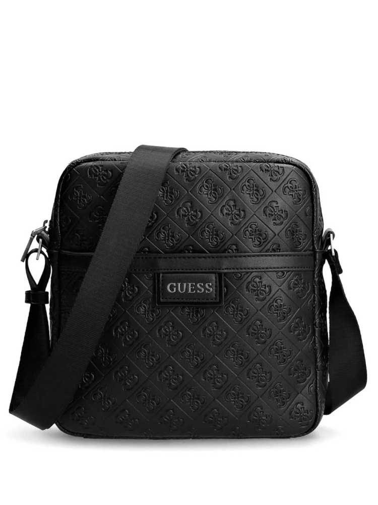 Black Women\'s GUESS Vezzola Quattro G Flat Crossbodies | USA46COQKI