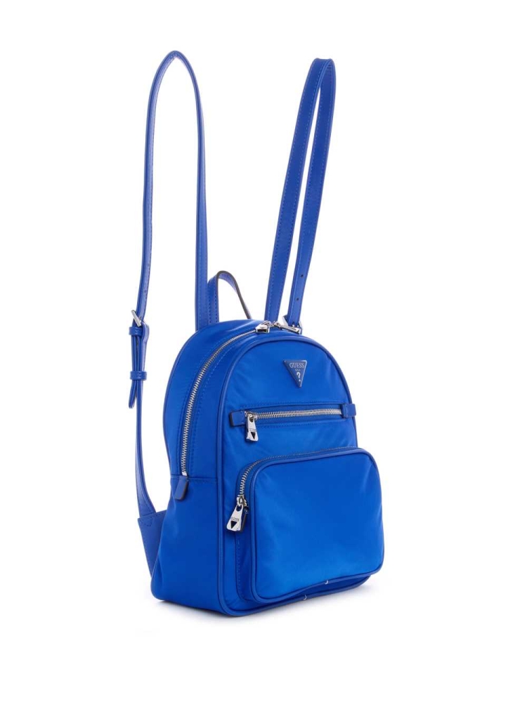 Blue Women's GUESS Little Bay Backpacks | USA54RPYDS