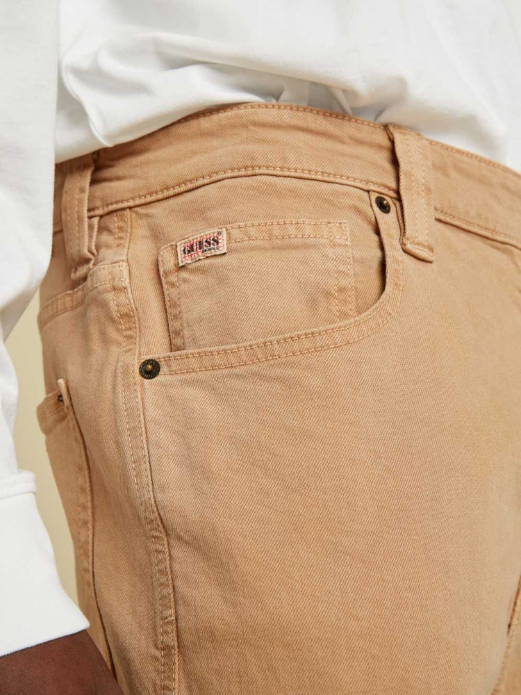 Brown Wash Men's GUESS Originals Carpenter Jeans | USA61FPNKH