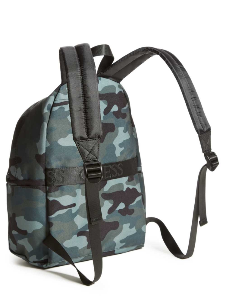 Camo Multicolor Women's GUESS Vice Round Backpacks | USA30ZQMPE