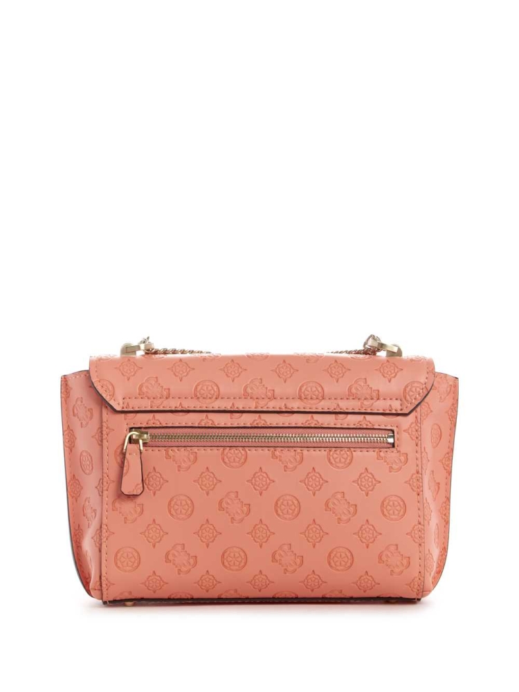 Coral Women's GUESS Bea Convertible Crossbodies | USA50RJYUP