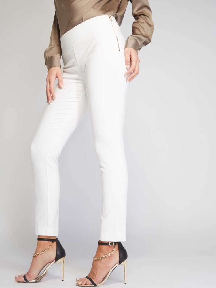 Cream Women's GUESS Olivia Skinny Pants | USA13VYNZI