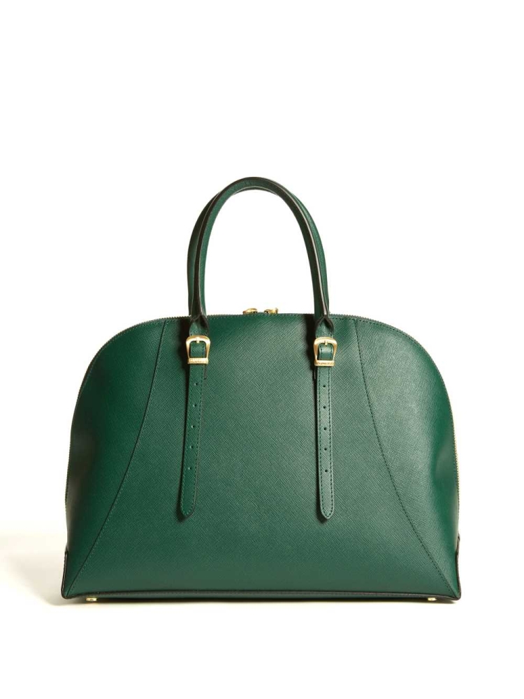 Dark Green Women's GUESS Lady Luxe Dome Satchels | USA08YMPKR