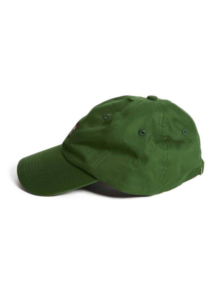 Dark Green Women's GUESS Originals Dad Hats | USA25TGLHX