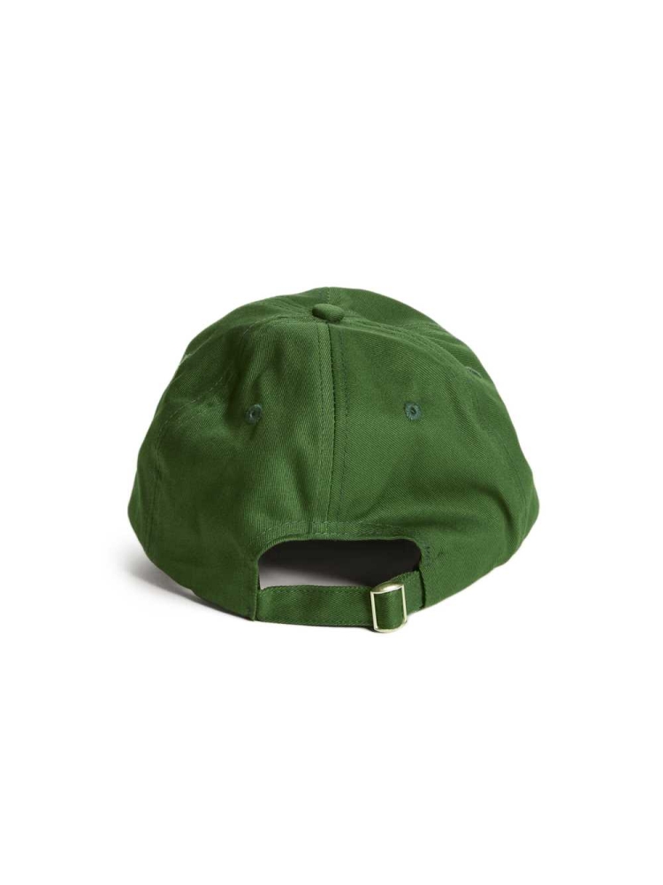 Dark Green Women's GUESS Originals Dad Hats | USA25TGLHX