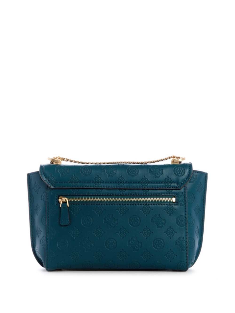 Deep Green Women's GUESS Bea Convertible Crossbodies | USA17JLHWK