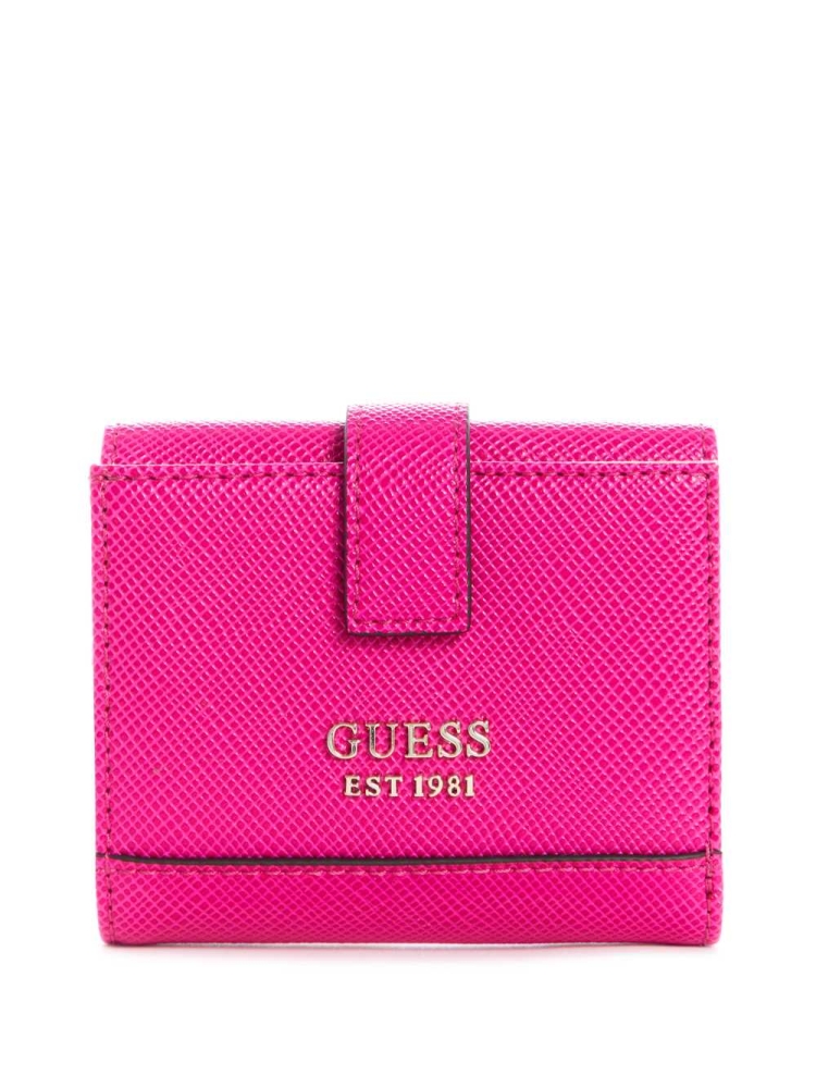 Fuchsia Women\'s GUESS Cordelia Petite Trifold Wallets | USA15ESGXW