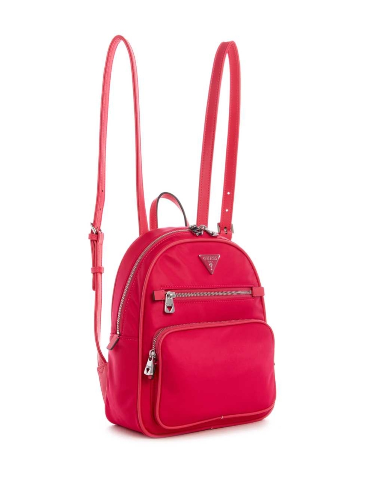 Fuchsia Women's GUESS Little Bay Backpacks | USA74BDEJM